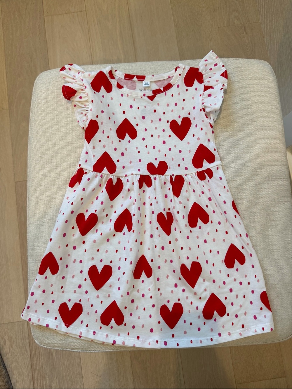 New 2T Okie Dokie Heart Print Dress
